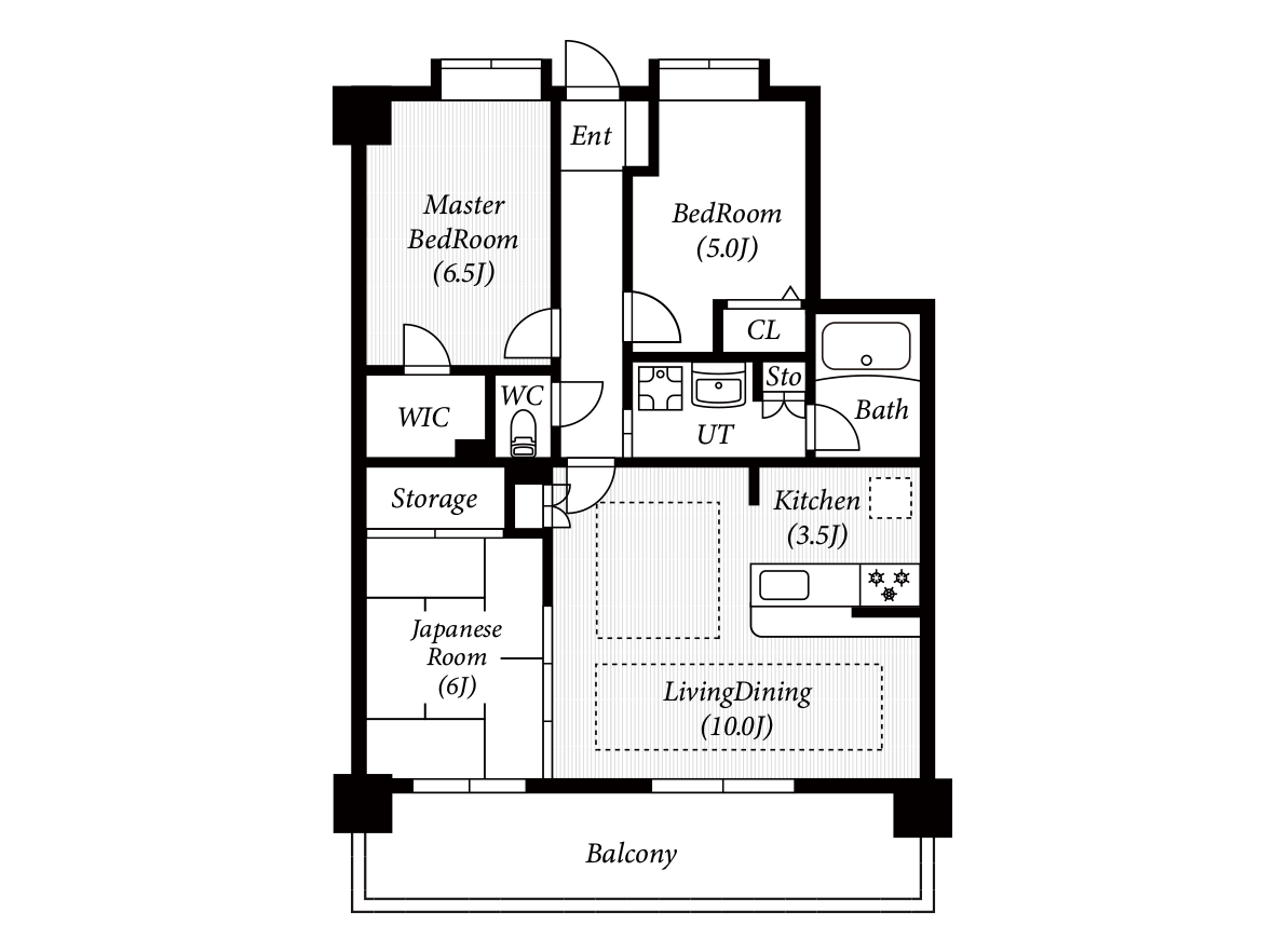 プランB間取り図イメージ