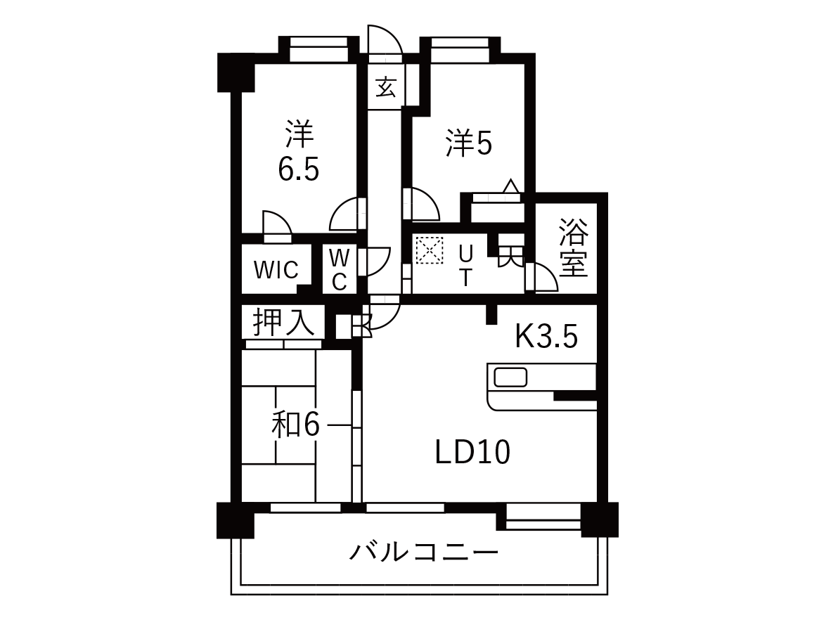 プランC間取り図イメージ