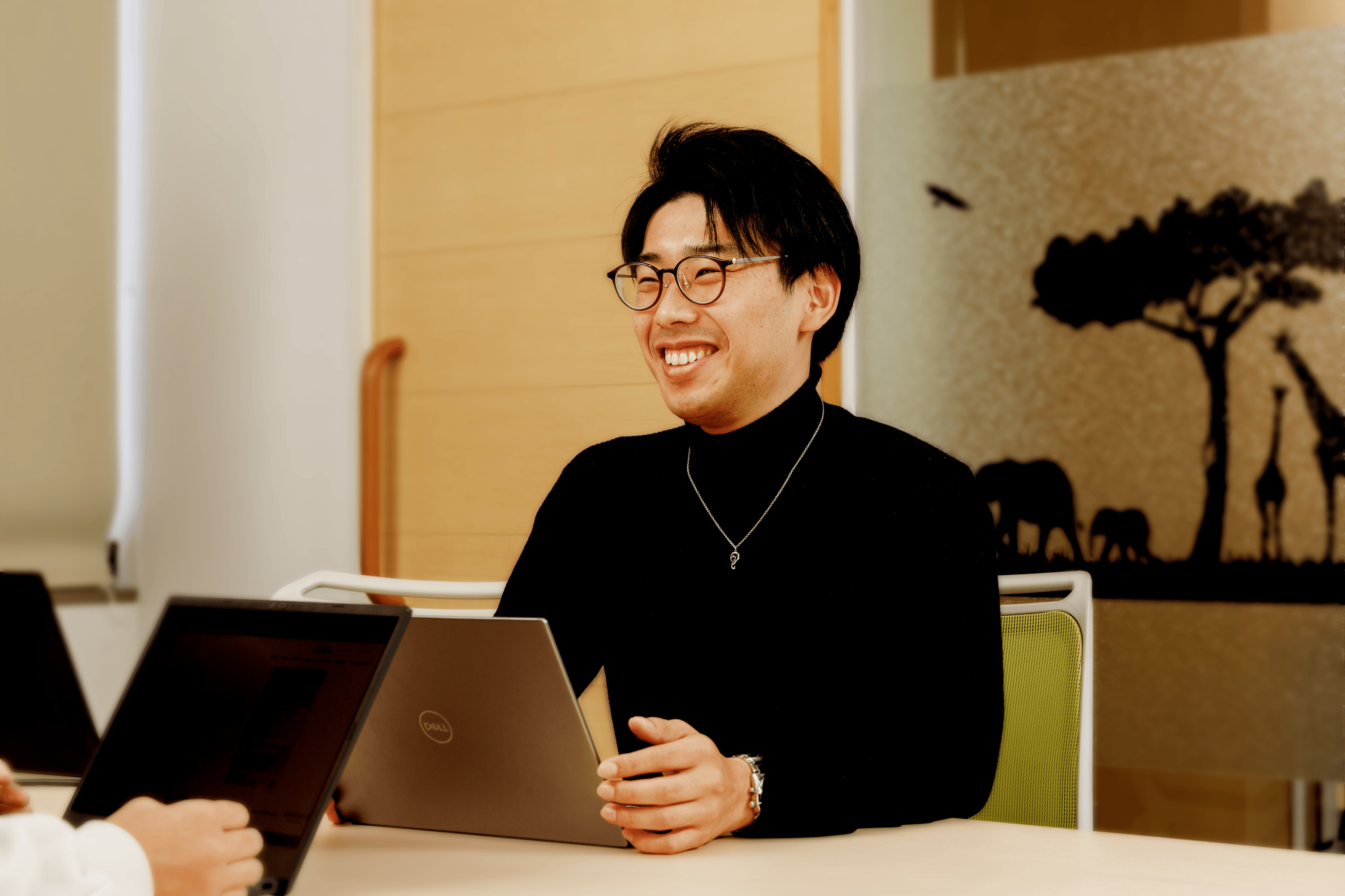 インタビュー風景