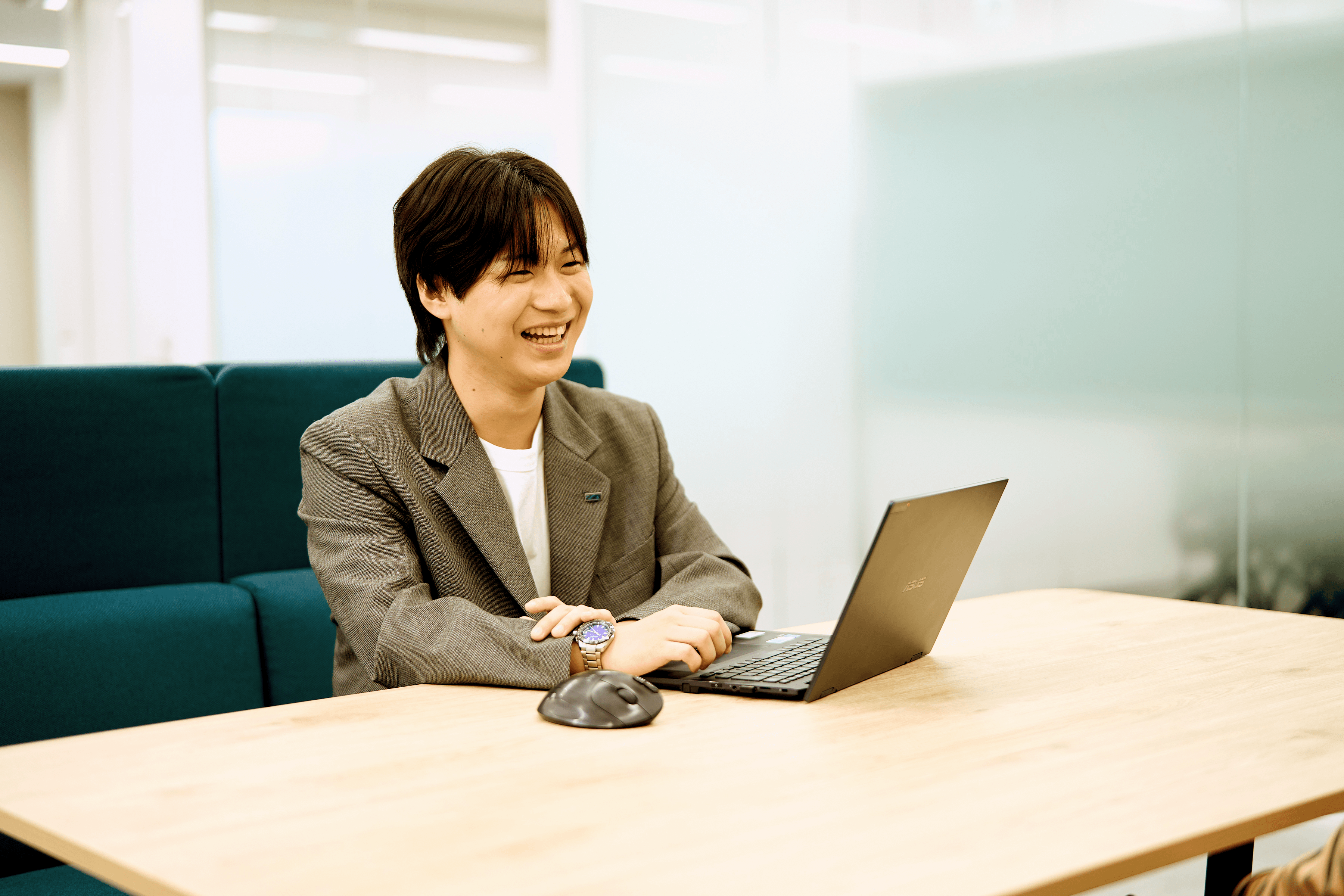 インタビュー風景