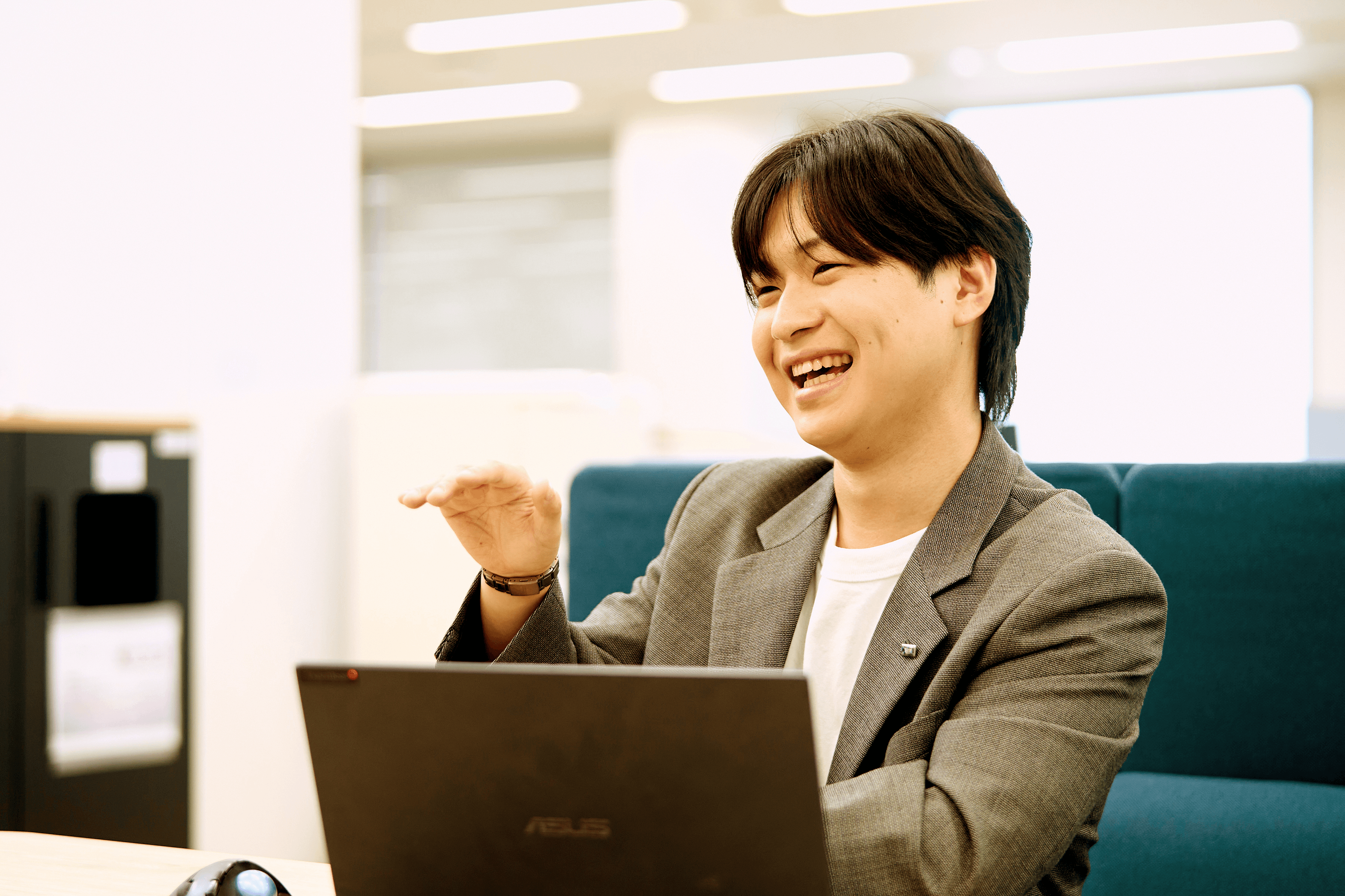 インタビュー風景