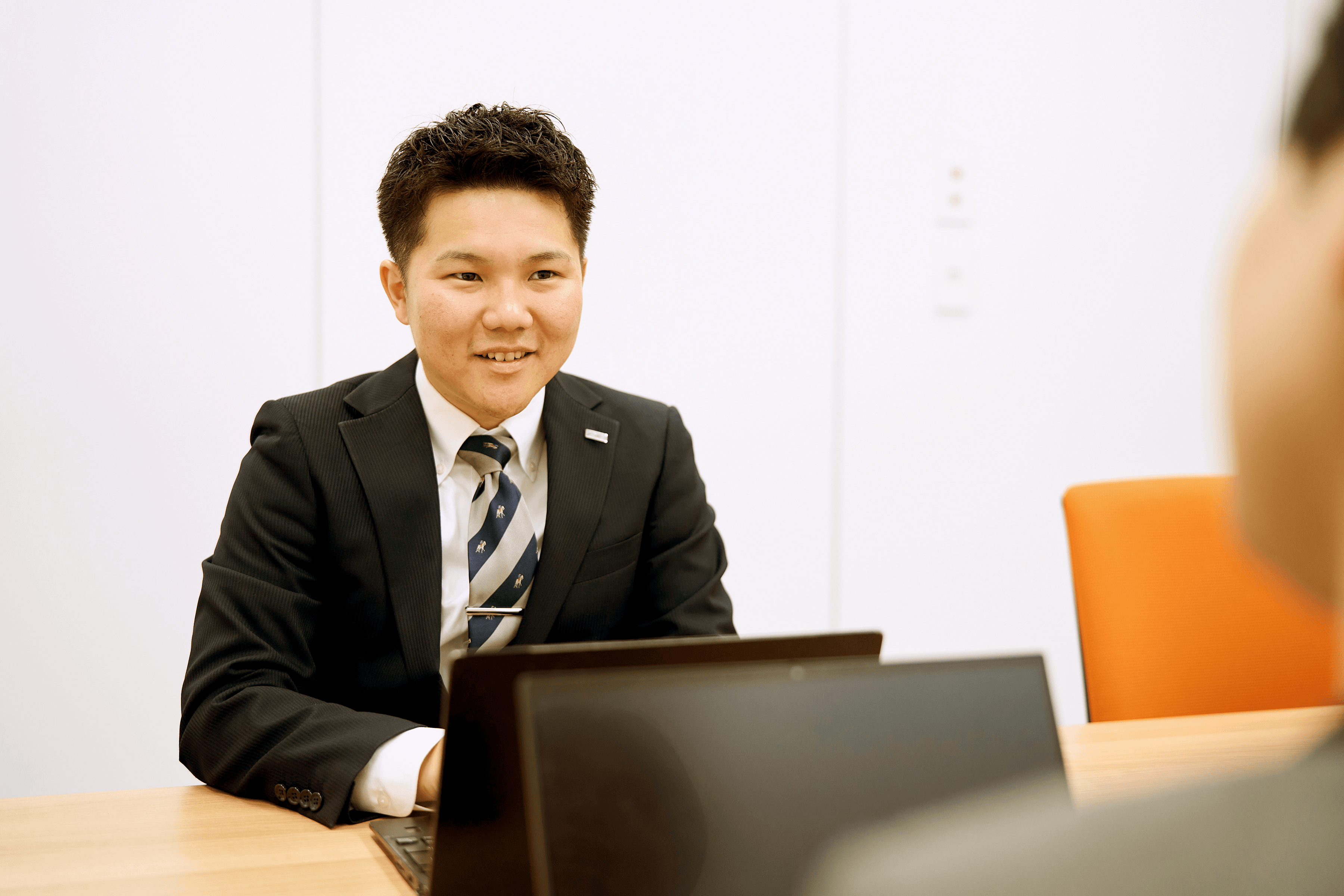 インタビュー風景