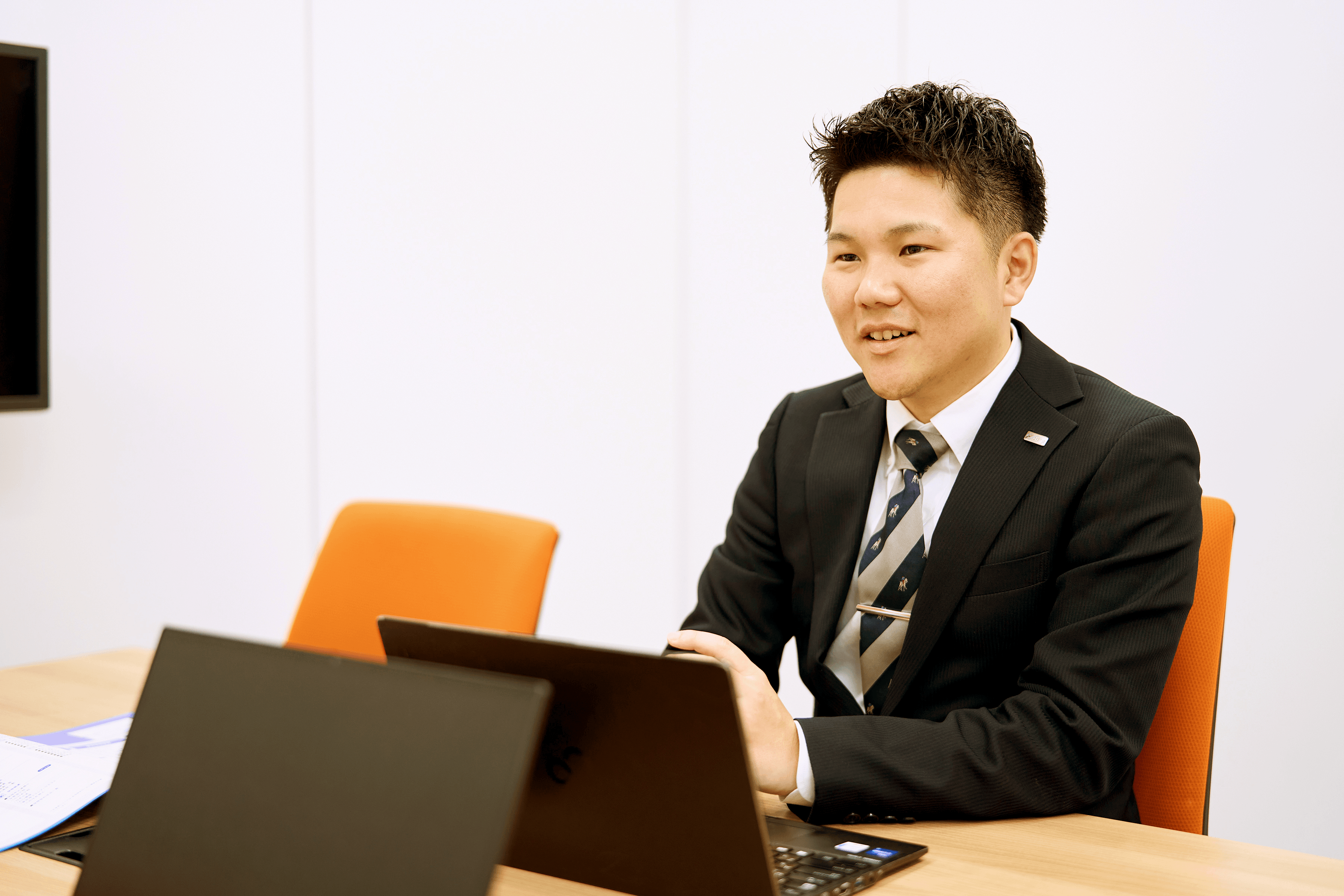 インタビュー風景