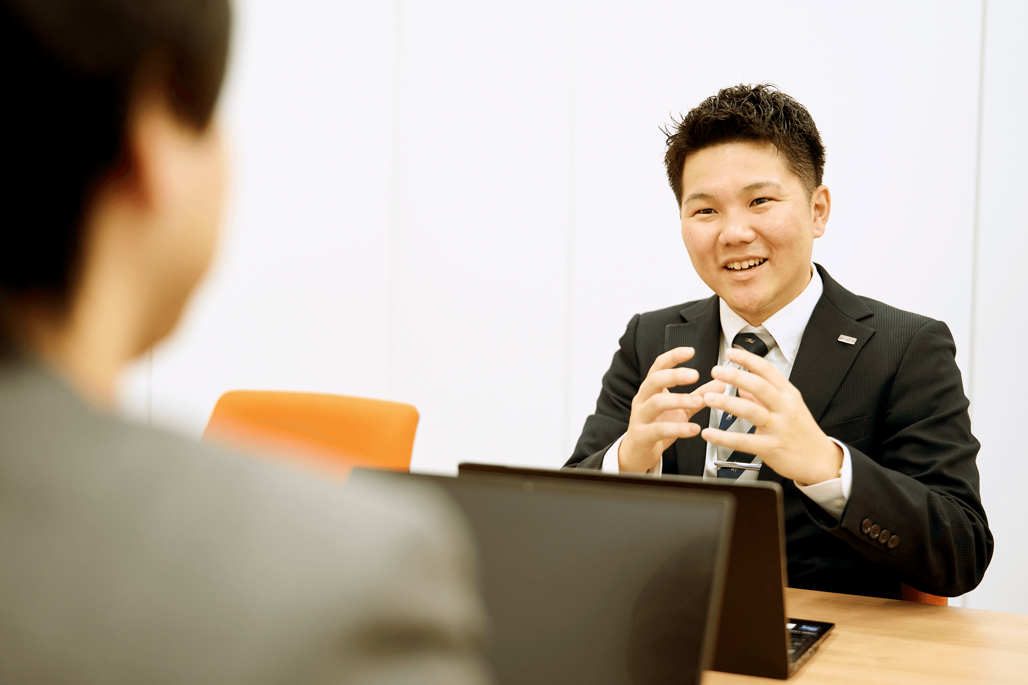 インタビュー風景